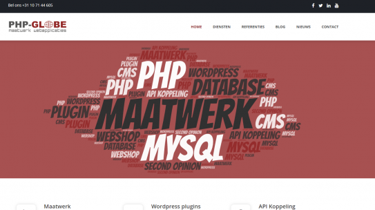 Nieuwe website
